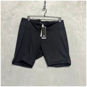 Adidas Womens Training Optime Bike Shorts Black AEROREADY Size 4X HC2990